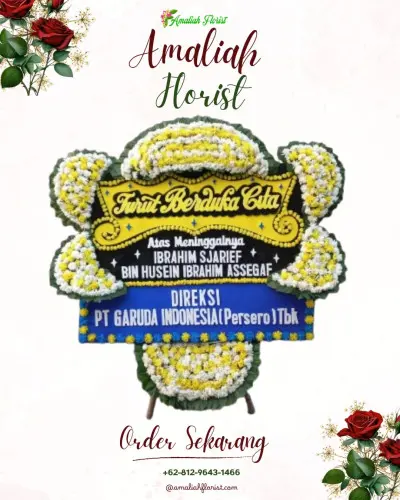 Papan Bunga Duka di Palam