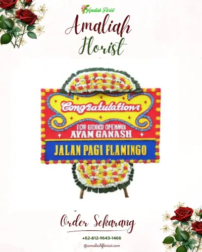 Bunga Papan Congratulation di Palam